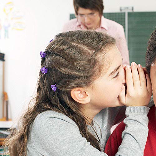 MOOKLIN - 100 Piezas Mini Clips de Pelo Niña Pinzas Pelo Bebe Garras de Pelo de Plástico para Chicas y Mujeres (Multicolor)