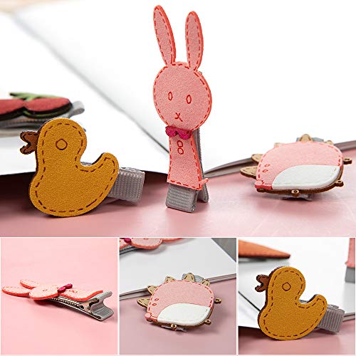 MOOKLIN ROAM 15 Piezas Clips Pelo Niña, Pinza de Pelo Multicolor Orquillas Horquillas Pelo Bebé para Pequeñas Accesorios Pelo Niña