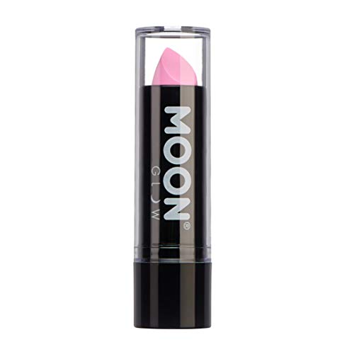 Moon Glow - Barra de labios neón UV 4.5g Pastel Rosa - produce un brillo increíble bajo la iluminación/retroiluminación UV!