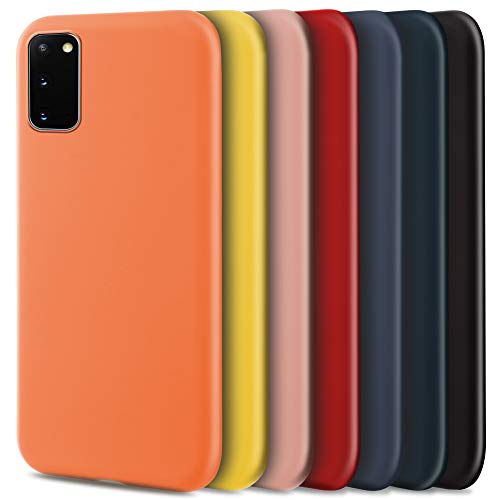 Moozy Vibrant Lifestyle Funda para iPhone X y iPhone XS, Negra - Cover Carcasa de Silicona Líquida con Acabado Mate y Forro de Microfibra Suave