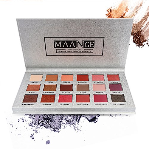 MORETIME-Paleta de sombra de ojos Crema de Maquillaje Paleta con Color Cálido y Frío 26 colores de sombra de ojos paleta de maquillaje sombra de ojos cosmética rubor en polvo brillo de labios