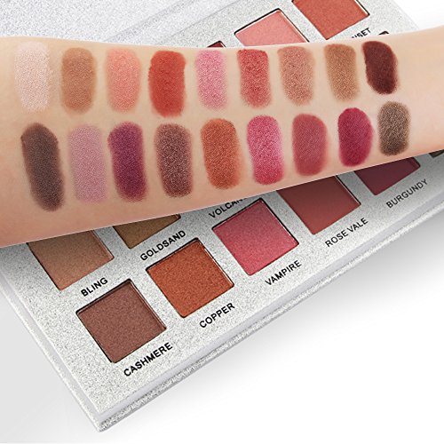 MORETIME-Paleta de sombra de ojos Crema de Maquillaje Paleta con Color Cálido y Frío 26 colores de sombra de ojos paleta de maquillaje sombra de ojos cosmética rubor en polvo brillo de labios