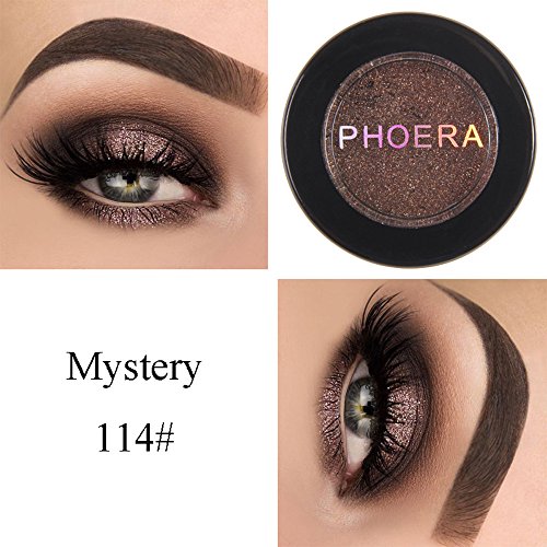 MORETIME sombra de ojos cosmética Shimmer Crema de Maquillaje con Color Cálido y Frío Glitter Shimmering Colors Eyeshadow Metallic Eye Cosmetic