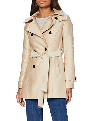 Morgan Trench mi-Long Gustav Gabardina, Beige, 38 para Mujer