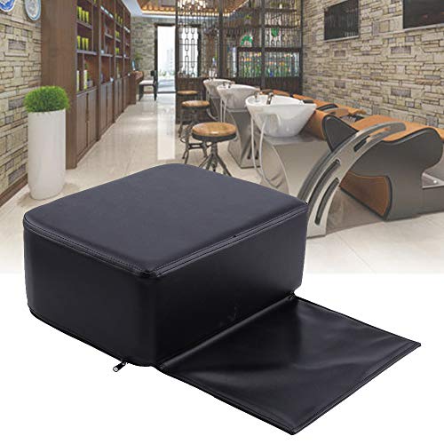 MorNon Silla de cojín para niños Barber Child Asiento elevador Barber Salon Extra Thick in Black