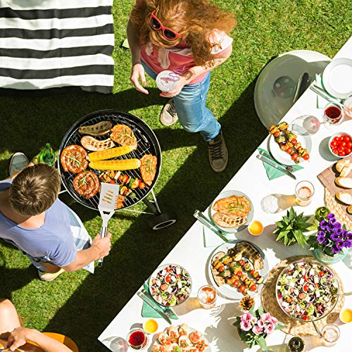 Morole Utensilios Barbacoa Accesorios Barbacoa 45 Piezas Set Barbacoa Acero Inoxidable Kit Barbacoa para Hombres Mujeres Camping Barbacoa