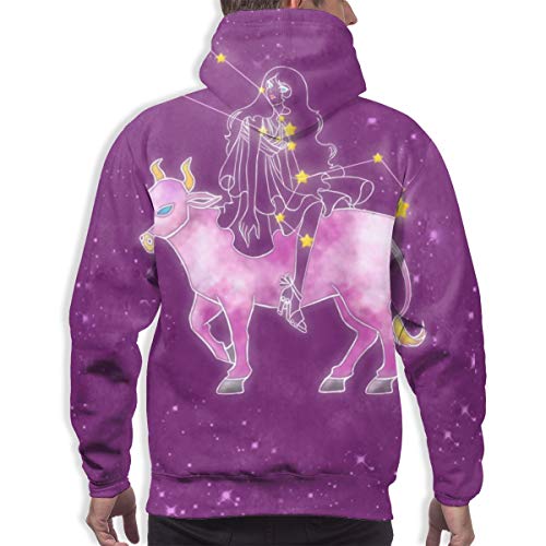 Moshow Sudadera con Capucha para Hombre Loyal Taurus Sudadera 3XL