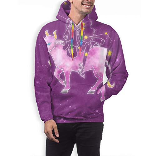 Moshow Sudadera con Capucha para Hombre Loyal Taurus Sudadera 3XL