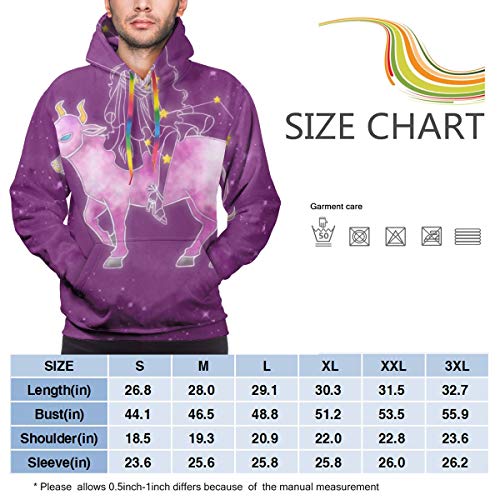 Moshow Sudadera con Capucha para Hombre Loyal Taurus Sudadera 3XL