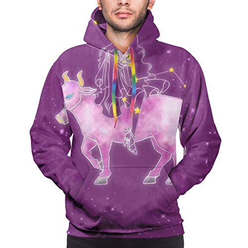 Moshow Sudadera con Capucha para Hombre Loyal Taurus Sudadera 3XL