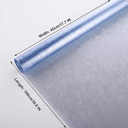 Mounsii 100 * 45cm Glue-free Static Decoration Privacy Window Stained Glass Rainbow Film Self-adhesive UV-resistant Sticker Non-Adhesive 3D Irregular Pattern Colorful Decorative Sun Protection Films