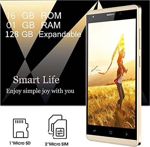 Moviles Libres 4G 16GB ROM/Memoria Extendida 128 GB, 5.0 Pulgadas 5MP Cámara Smartphone Libre Dual SIM 4G WiFi Moviles Buenos Smartphone Batería 2800mAh J3(2020) Móvil Libre