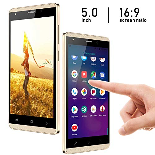 Moviles Libres 4G 16GB ROM/Memoria Extendida 128 GB, 5.0 Pulgadas 5MP Cámara Smartphone Libre Dual SIM 4G WiFi Moviles Buenos Smartphone Batería 2800mAh J3(2020) Móvil Libre