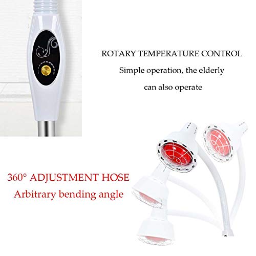 MOye Lámpara de Fisioterapia - Beneficiosa en Caso de resfriados y tensión Muscular - Ajuste de inclinación