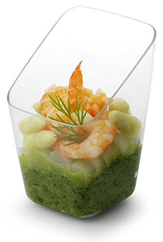 MOZAIK 20 plástico transparente Mini Copas de degustación