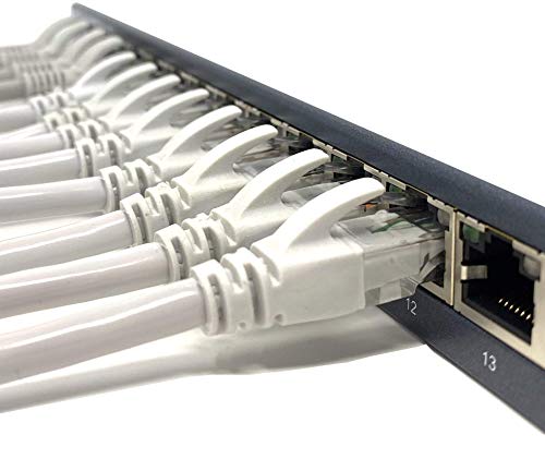 Mr. Tronic 30m Cable de Red Ethernet Latiguillo | CAT5e, AWG24, CCA, UTP, RJ45 | Color Gris (30 Metros, Gris)