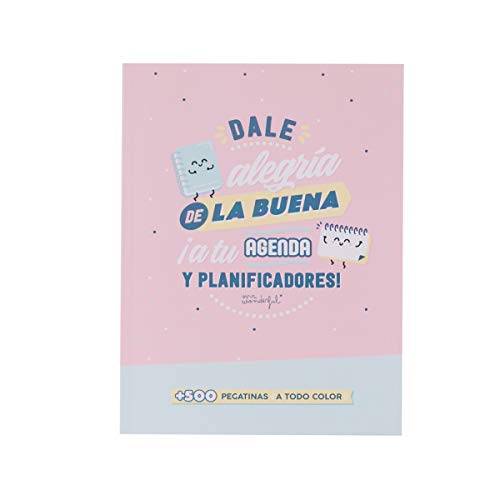 Mr. Wonderful Libreta de pegatinas para decorar tu agenda y planificadores