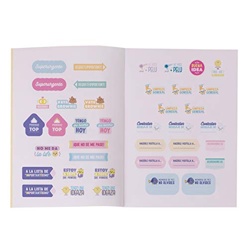 Mr. Wonderful Libreta de pegatinas para decorar tu agenda y planificadores