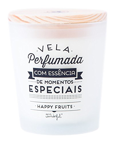 Mr. Wonderful - Vela con mensaje Perfumada com essência de momentos especiais