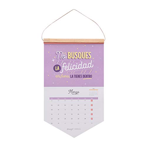 Mr. Wonderful WOA09849ES, Calendario de Pared, Talla Única, Multicolor