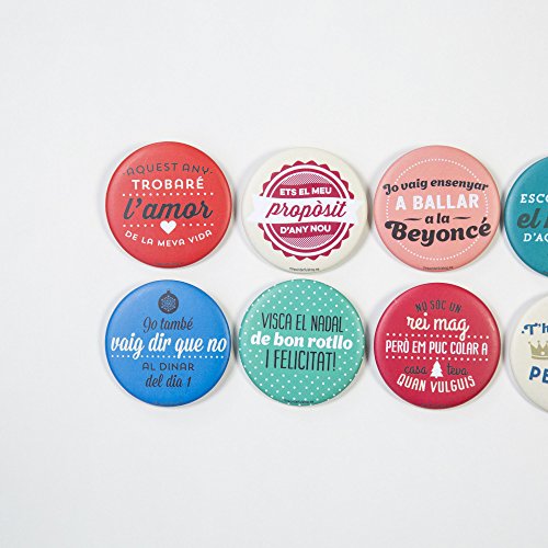 Mr. Wonderful WOM00867 Pack 10 xapes Mat en Color marxoses per saraus NAD, Compuesto, Multicolor, 16.7x14x2 cm