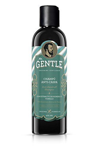 MR.GENTLE - Champú Anticaspa Hombre - Antigrasa, Fortificante e Hidratante - 400 ML