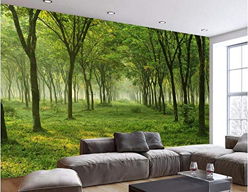 Mrlwy Mural personalizado 3d foto papel tapiz Forest Boulevard decoración pintura imagen 3d murales de pared papel tapiz para paredes de la sala-350X250CM