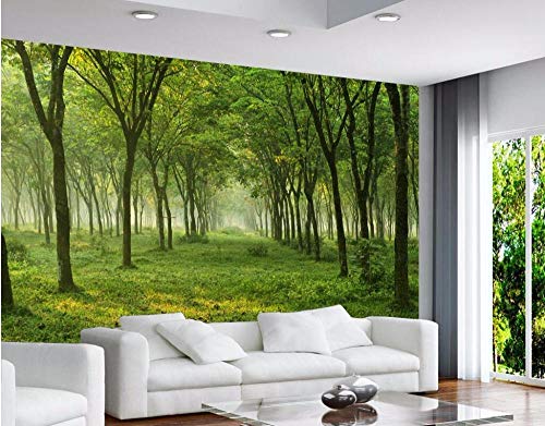 Mrlwy Mural personalizado 3d foto papel tapiz Forest Boulevard decoración pintura imagen 3d murales de pared papel tapiz para paredes de la sala-350X250CM
