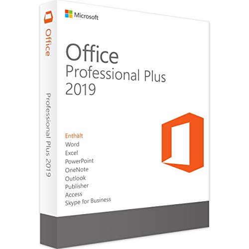 MS Office 2019 Professional PLUS | Licencia de por vida | Envío por mensaje de amazon