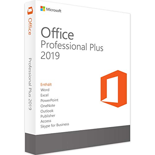 MS Office 2019 Professional PLUS | Licencia de por vida | Envío por mensaje de amazon