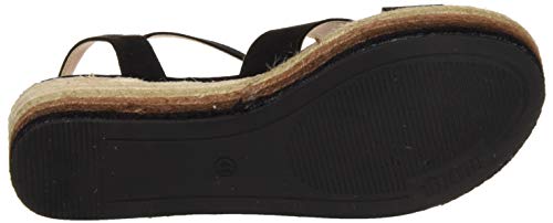 MTNG 50740, Sandalias con Plataforma para Mujer, Negro (Antil Negro C35442), 41 EU