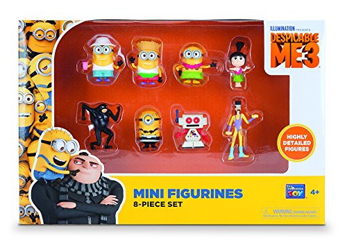MTW Toys 20017 – Figuras Set, GRU – Mi Villano Favorito 3, 8 Piezas