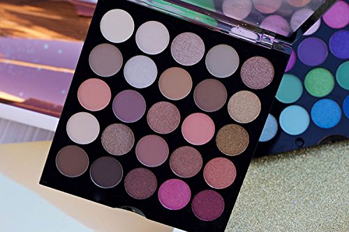 MUA - Paleta de sombras Burning Embers con 25 tonos neutrales, color tierra