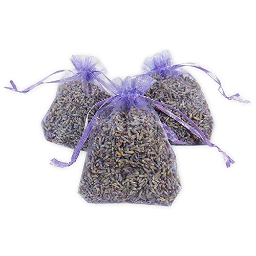 Mucjun Envases de Lavanda 15 Paquetes | Desodorante Natural, Bolsita de Flores Secas, La Bolsita de Fragancia de Lavanda Más Alta Fragancia