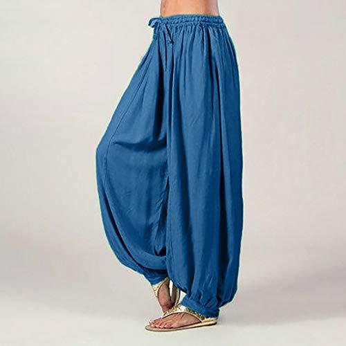 Mujer Pantalones Sueltos Hippi Tailandeses Estampado Verano Cintura Alta Elastica Entrepierna Baja para Yoga Casual Harem Hippy Pantaloni Cintura elástica bonzaai Pantalones Pantalones de Yoga Mujer