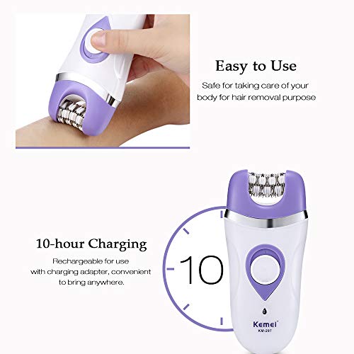 Multifunción traje de mujer de carga de afeitado dispositivo de limpieza de la cara del instrumento de depilación