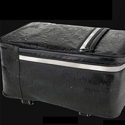 Multifuncional bolso de la bicicleta 8L, impermeable Percha for bicicletas de equipaje, de gran capacidad del asiento posterior de la bicicleta del bolso del equipaje, for aplicaciones en exterior via