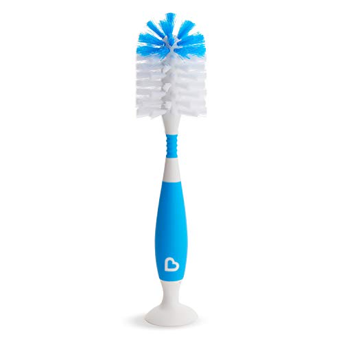 Munchkin - Cepillo para biberones Deluxe, azul