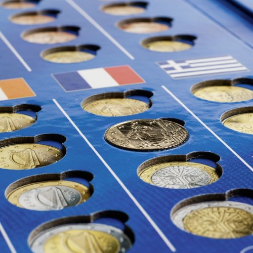 Münzenalbum Euro-Collection Band 2: Münzenalbum mit Microschaum zum Eindrücken der Münzen der 12 neuen EURO-Länder Bulgarien, Estland, Lettland, ... Tschechische Republik, Ungarn, Zypern