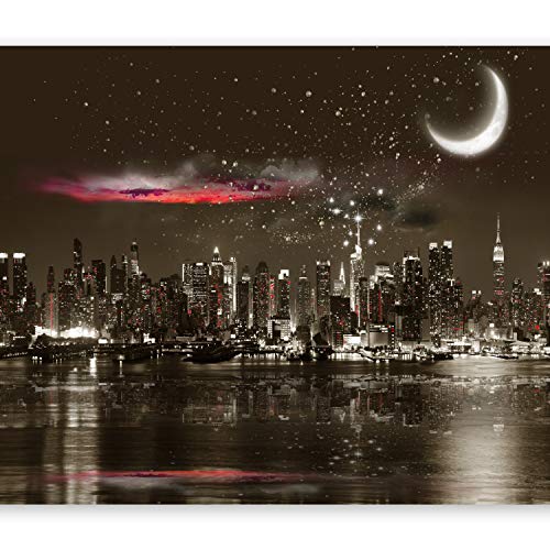 murando - Fotomural 350x256 cm - Papel tejido-no tejido. Fotomurales - Papel pintado Noche City Villa New York d-A-0044-a-a