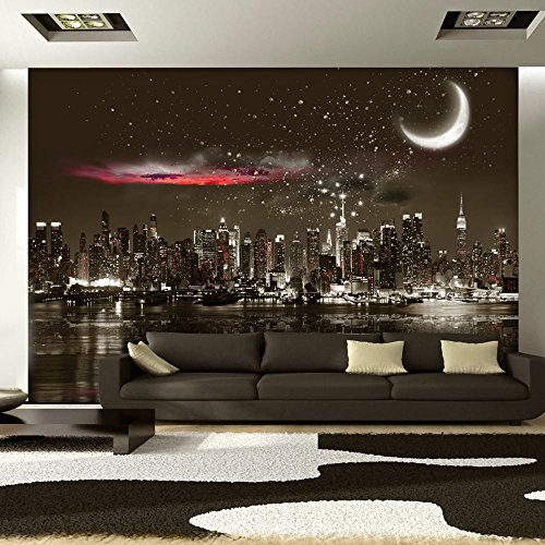 murando - Fotomural 350x256 cm - Papel tejido-no tejido. Fotomurales - Papel pintado Noche City Villa New York d-A-0044-a-a