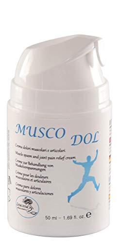 MuscoDol - Crema para dolores musculares y articulaciones – 50ml a base de Arnica, rica de extractos naturales, aceites esenciales y vitaminas