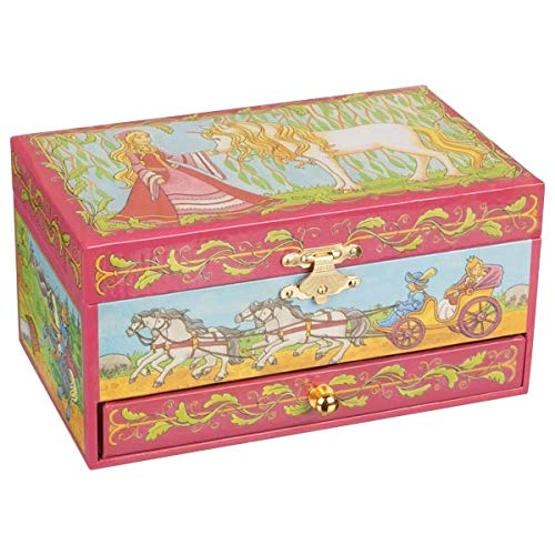 Musikspieldose Pferd: 19,3 x 11 x 9,8 cm, Melodie: Schwanensee, per Stück