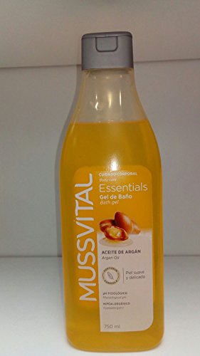 MUSSVITAL ESSENTIALS GEL BAÑO ACEITE DE ARGÁN 750 ML