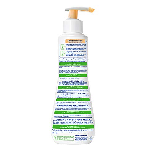 Mustela moisturizing cleansing gel with cold cream 300ml.