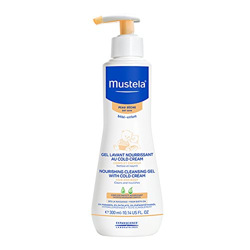 Mustela moisturizing cleansing gel with cold cream 300ml.