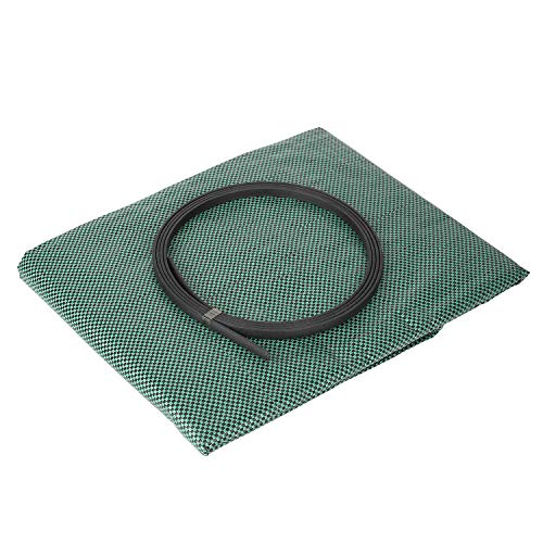 MVPower Bolsas de Basura de Jardín, Set de 3pcs x 272L, Gran Capacidad, de PE Material, Plegable, Resistente a la Corrosión y al Daño, para Hojas Plantas Podadas etc.