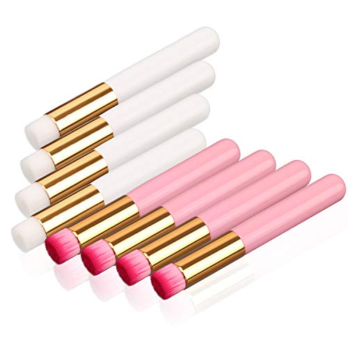 MWOOT 8 Piezas Cepillos de limpieza para Puntos Negros, Limpiador de Extensión de Pestañas,Cepillo de Limpieza Profunda de Poros de Nariz, Cepillos de Limpieza Facial
