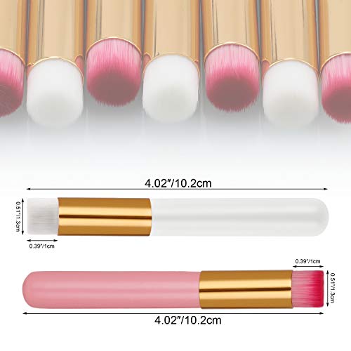 MWOOT 8 Piezas Cepillos de limpieza para Puntos Negros, Limpiador de Extensión de Pestañas,Cepillo de Limpieza Profunda de Poros de Nariz, Cepillos de Limpieza Facial