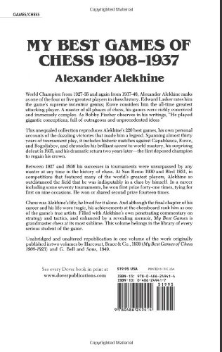 MY BEST GAMES OF CHESS 1908193 (Dover Chess)